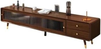 DUYHBAWRS Consoles Tv Stand Desk Shelf Solid Wood Standing Cabinet Table Television Luxury Media Mobile Tv Furniture : Home & Kitchen